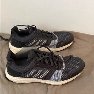 adidas Black and White Athletic Shoes